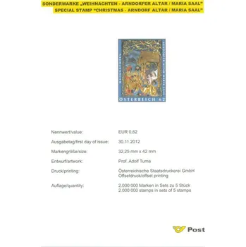 Poštovní známka Österreich post (2012) č. 3041 ** - Rakousko - Vánoce