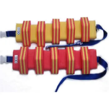 Plovací pás DENA PLAVECKÝ PÁS PRUH - červená-žlutá 11 dílků