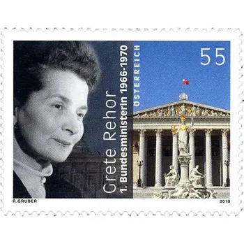 Poštovní známka Österreich post (2010) č. 2880 ** - Rakousko - 100. Geburtstag von Grete Rehor