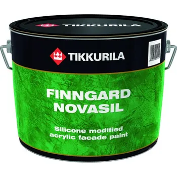 Lak na dřevo Tikkurila Finngard Novasil 2,7L LAP bílá akrylátová fasádní barva modifikovaná silikonem