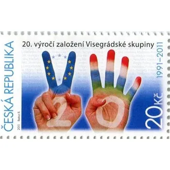 Poštovní známka Česká pošta (2011) č. 673 ** - Česká republika - Visegrádská skupina