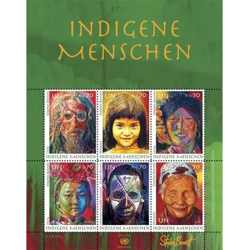 Poštovní známka (2012) MiNr. 758-763 ** - OSN Vídeň - BLOCK 32 - Domorodí lidé 2012