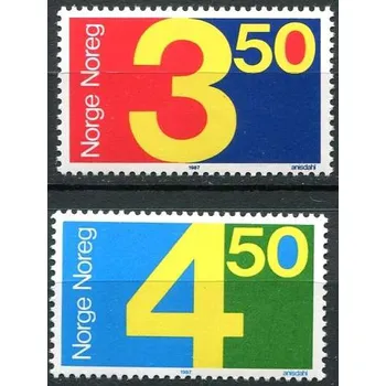 Poštovní známka (1987) MiNr. 961 - 962 ** - Norsko - poštovní známky