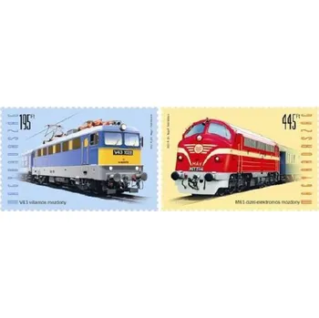 Poštovní známka (2013) MiNr. 5633 - 5634 ** - Maďarsko - lokomotivy
