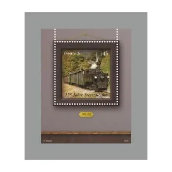 Poštovní známka (2014) MiNr. 3157 ** - Rakousko - BLOCK 82 - 125 Let Steyrtalbahn