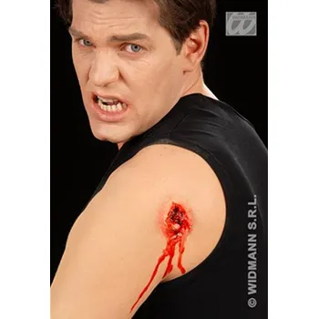 Karnevalový doplněk Profi efekt krvavý průstřel