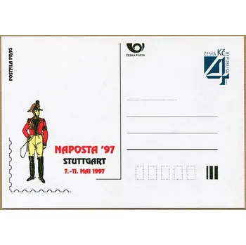 Poštovní známka Česká pošta (1997) CDV 22 ** - P 24 - NAPOSTA Stuttgart 97