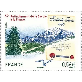 Poštovní známka (2010) č. 4837 ** - Francie - 150 let přičlenění Savoyska k Francii