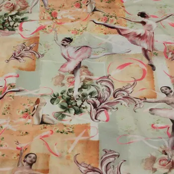 Úplet balerína v růžích, š.160