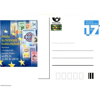 Poštovní známka Česká pošta (2010) CDV 115 ** - PM 75 - Slovenské EURO známky