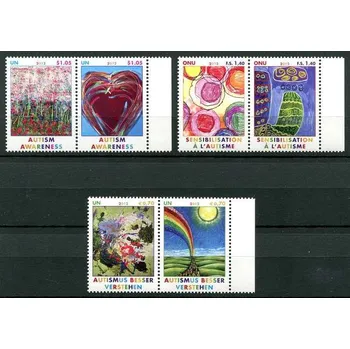Poštovní známka (2012) OSN ** - série Autismus