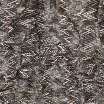 Krajka hnědá vzorovaná, š.135