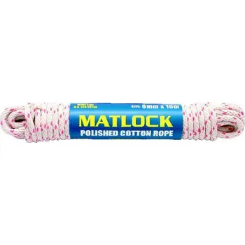 Železářství MATLOCK Lano bavlněné hladké 6 mm x 10 m
