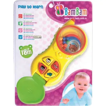 Chrastítko s kousátkem TELEFON pro miminko