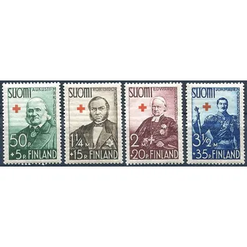 Poštovní známka Posti Finland (1938) MiNr. 204 - 207 ** - Finsko - Červený kříž