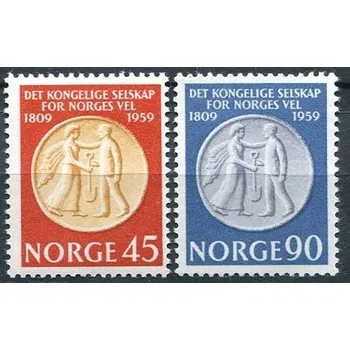 Poštovní známka (1959) MiNr. 434 - 435 ** - Norsko - poštovní známky