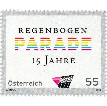 Poštovní známka Österreich post (2010) č. 2881 ** - Rakousko - 15 Jahre Regenbogenparade