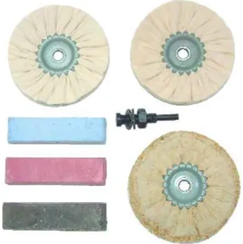 Lešticí kotouč YORK ABRASIVES Leštící kotouče - sada železné kovy