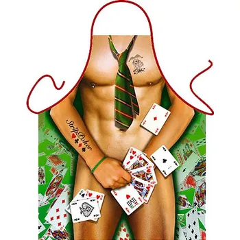 Kuchyňská zástěra Zástěra Sexy hráč pokeru