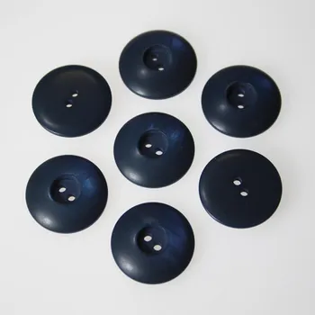Knoflík Knoflík modrý K32-10, průměr 20 mm.
