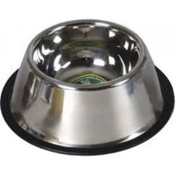 Miska pro psa JK-Animals CANIS miska nerez 0,9l s gumou 25cm