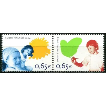 Poštovní známka (2004) MiNr. 1723 - 1724 ** - Finsko - Práva dítěte