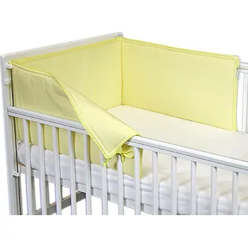 Příslušenství pro dětskou postel a kolébku Babyrenka Ochranný límec do postýlky 180 Uni Yellow