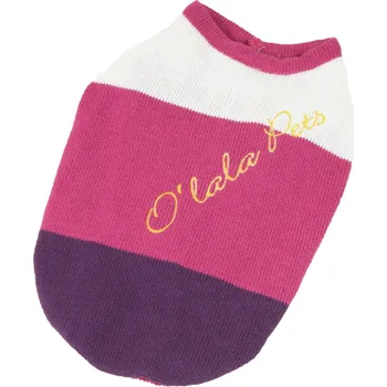 Obleček pro psa Svetr O'lala Pets - růžová (doprodej skladových zásob) XXS