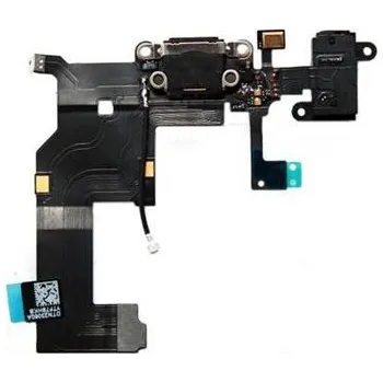 Apple iPhone 5G Dock Lightning flex with mic - lightning dock konektor s mikrofonem pro iPhone 5G černý