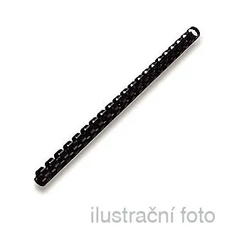 Vázací hřbet Plastové hřbety pro vazbu 9/16", 51 mm, černé