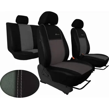 Autopotah Autopotahy Volkswagen VW T4, 3 místa, EXCLUSIVE kožené s alcantarou, světlešedé