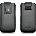 CellyDesign iLux kožené vertikální kapsa na iPhone 5 /5S /5C , černé s magnetickým zavíráním