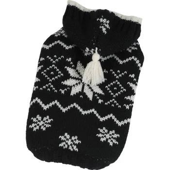 Obleček pro psa Svetr Norsko s kapucí - černá (doprodej skladových zásob) XS