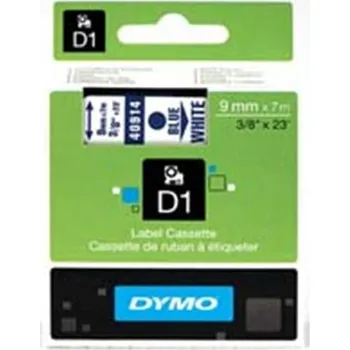 Pásek do tiskárny Páska Dymo 40914 (Modrý tisk/bílý podklad) D1 Standardní pásky 9