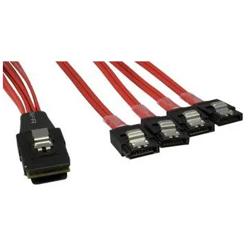 Interní pevný disk MacPower Mini SAS SFF-8087 internal na 4x SATA - MP-SAS-MINI-4SX-75