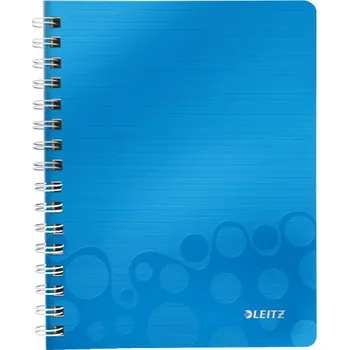 Blok Leitz WOW A5, čtverečkovaný, modrý
