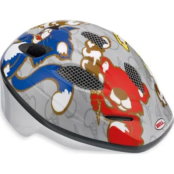 Cyklistická přilba Helma Bell SPLASH Silver Ice Cream