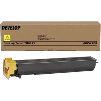 Toner Develop TN-612Y, A0VW2D0, Ineo +6501, yellow, originál