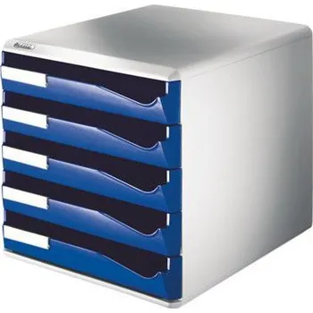 Archivační box Zásuvkový box Leitz 5 zásuvek, modrý
