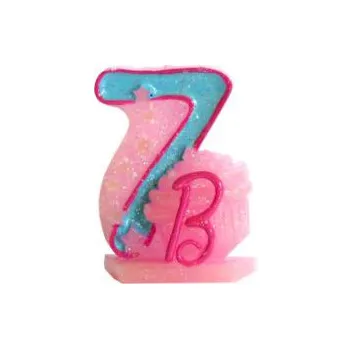 Party dekorace NAROZENINOVÁ SVÍČKA BARBIE ČÍSLO 7
