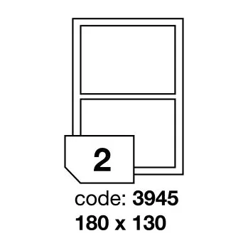 Samolepící etiketa Samolepící etikety Rayfilm Office 180x130 mm 300 archů R0102.3945D
