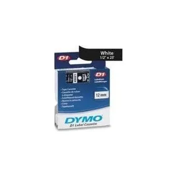 Pásek do tiskárny Páska Dymo 45021 (Bílý tisk/černý podklad) (12 mm)