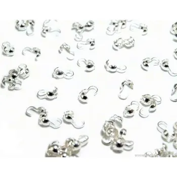 Kalota 4 x 7 mm, postříbřená