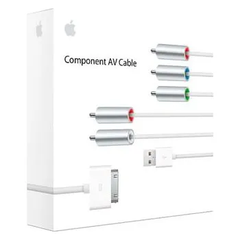 Počítačové příslušenství Apple iPod component AV cable - komponentní Y Pb Pr video výstup pro Apple iPod , iPhone a iPad - APL-MC917LL/A