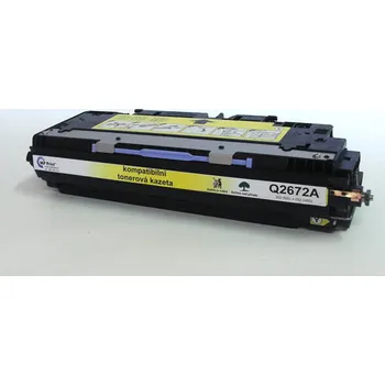 Kompatibilní toner HP Q2672A, Color LaserJet 3500, yellow, MP print
