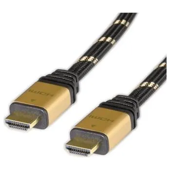 Video kabel MacPower GoldLine HDMI M/ M kabel norma 1.4 , zlacené kontakty 10m