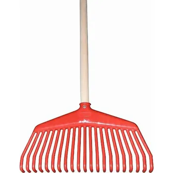 Hrábě Plastové hrábě na listí - s násadou