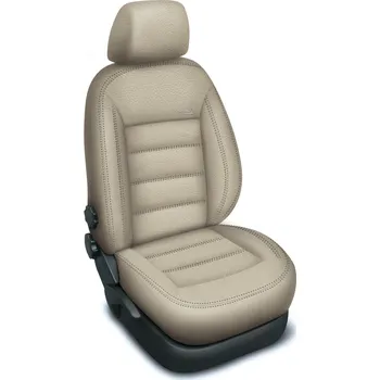 Autopotah Autopotahy Ford Focus III, se zadní loketní opěrkou, AUTHENTIC LEATHER, béžové