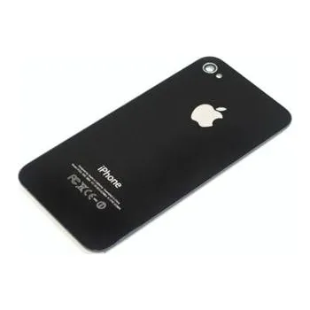 Telefonní příslušenství Apple iPhone 4S Glass Back Cover black OEM neoriginál - kompletní zadní díl iPhone 4S černý