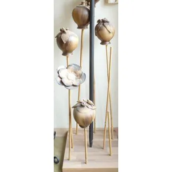 Zahradní dekorace KERAMICKÁ DEKORACE - KYTKA DO ZAHRADY 13cm